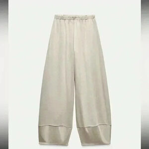 ZARA heavy cotton balloon jogger sweatpants